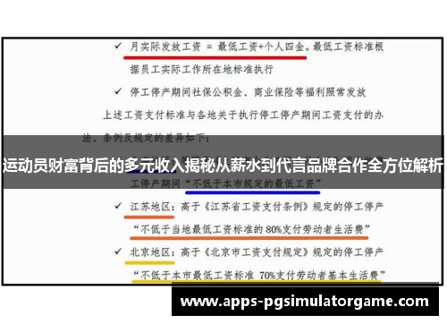 运动员财富背后的多元收入揭秘从薪水到代言品牌合作全方位解析